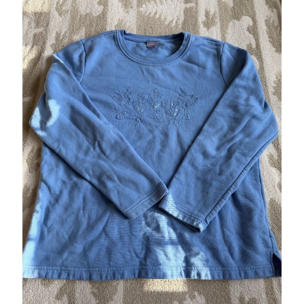 Laura Scott Women’s Blue Sweater Size XL